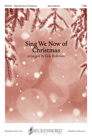 Sing We Now of Christmas TTBB choral sheet music cover Thumbnail